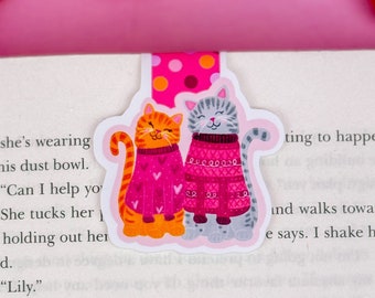 Kitties in Love Magnetic Bookmark