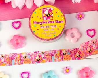 Strawberry Bookshelf Washi Tape