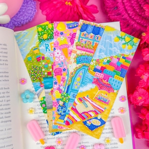 Summer in the Amalfi Coast Bookmark Set or Individual - Matte Bookmark - Summer Bookmark
