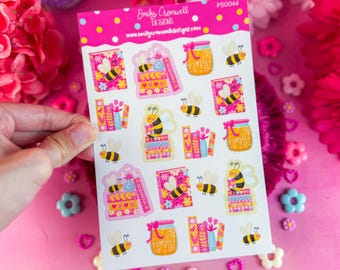 Reading Bumble Bee Planner Sticker Sheet PS0044