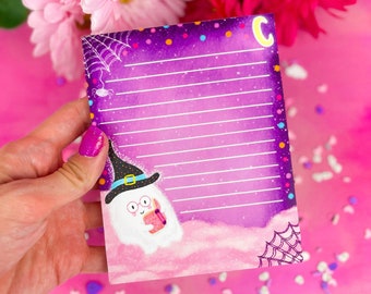 Spooky Halloween Night Notepad 4.25" x 5.5"