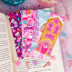 Sweet Sugar Plum Bookmark Set or Individual, Matte Bookmark, Cute Bookmark