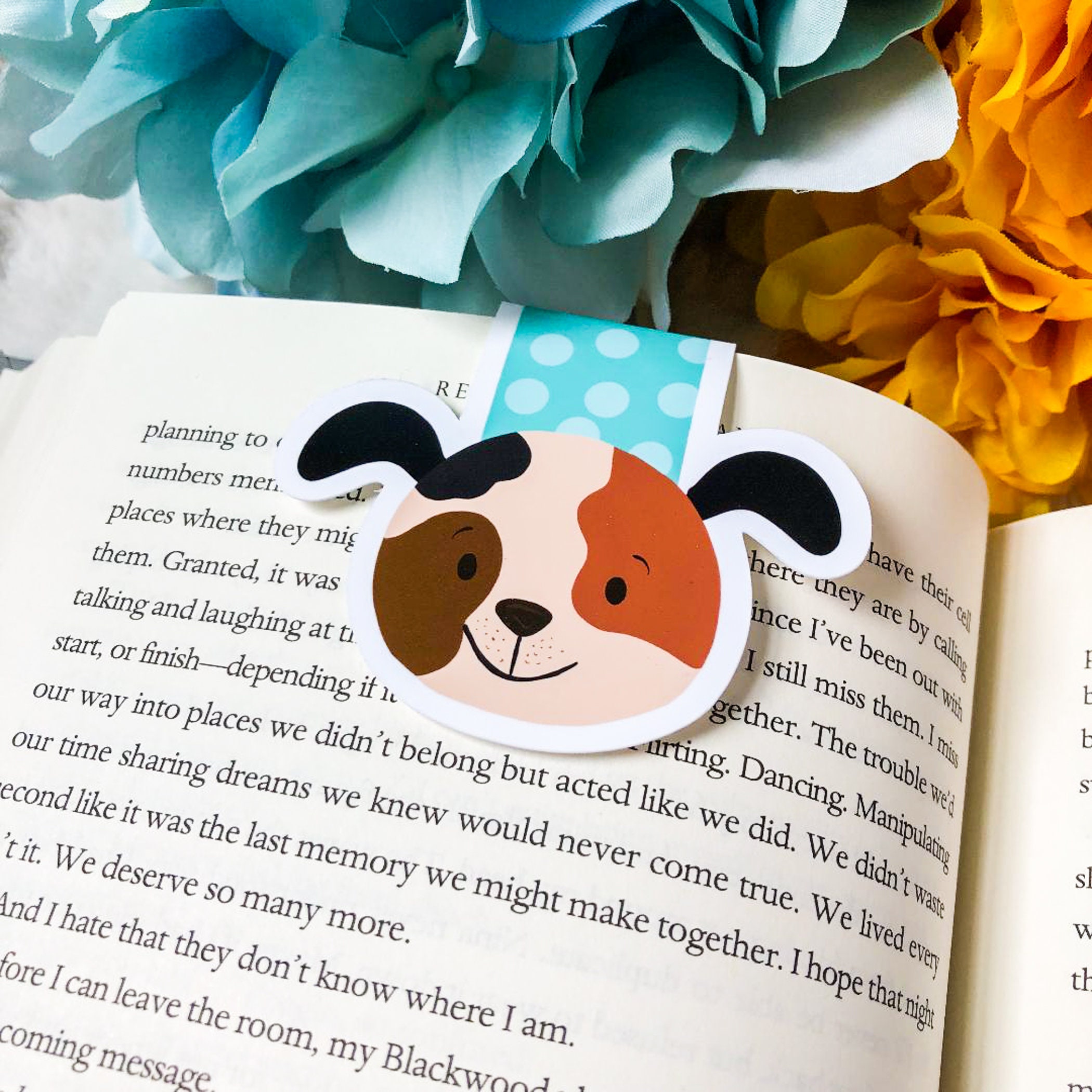 Dog Bookmark Kids Puppy Bookmark Etsy