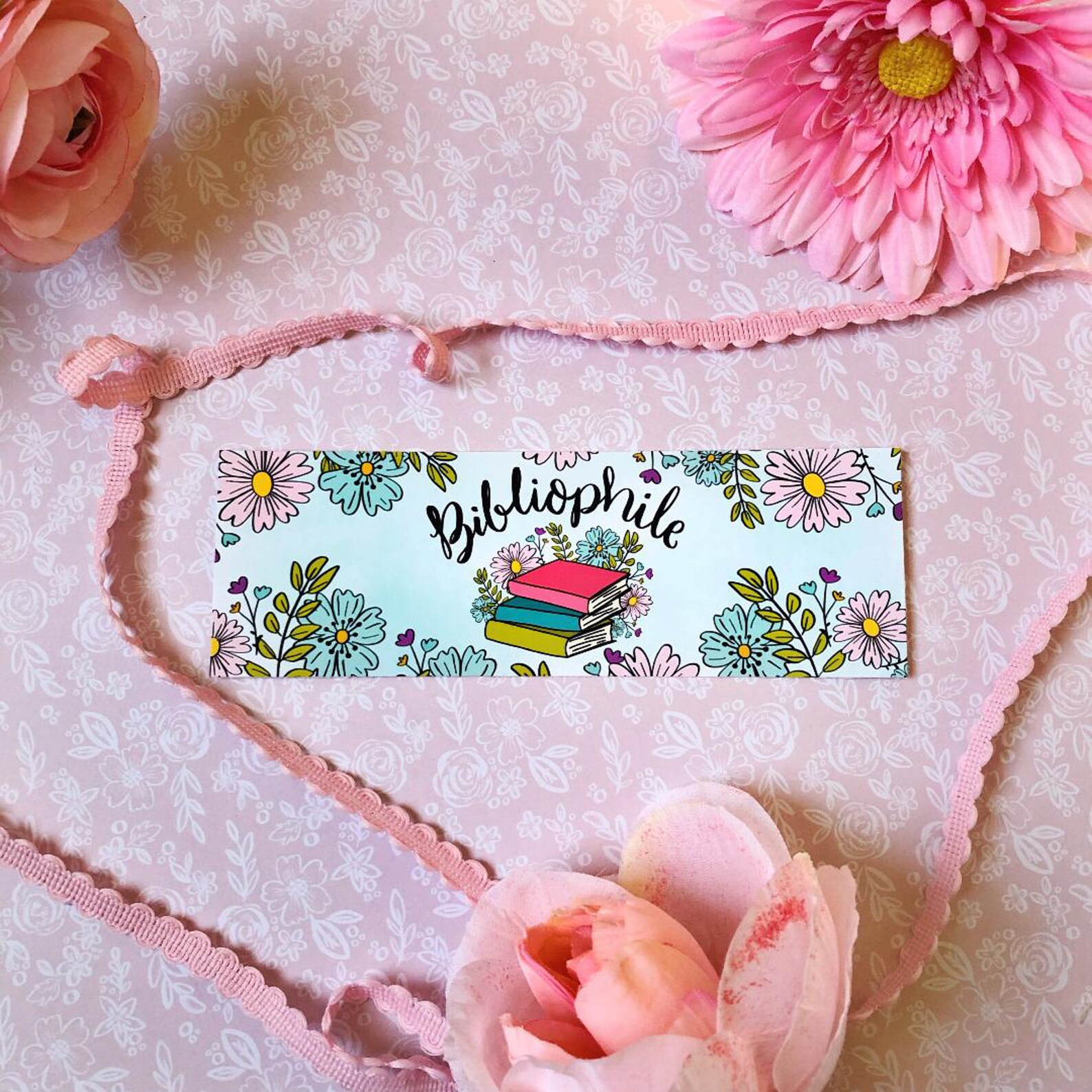 Bibliophile Bookmark Matte Bookmark Cute Bookmark Etsy