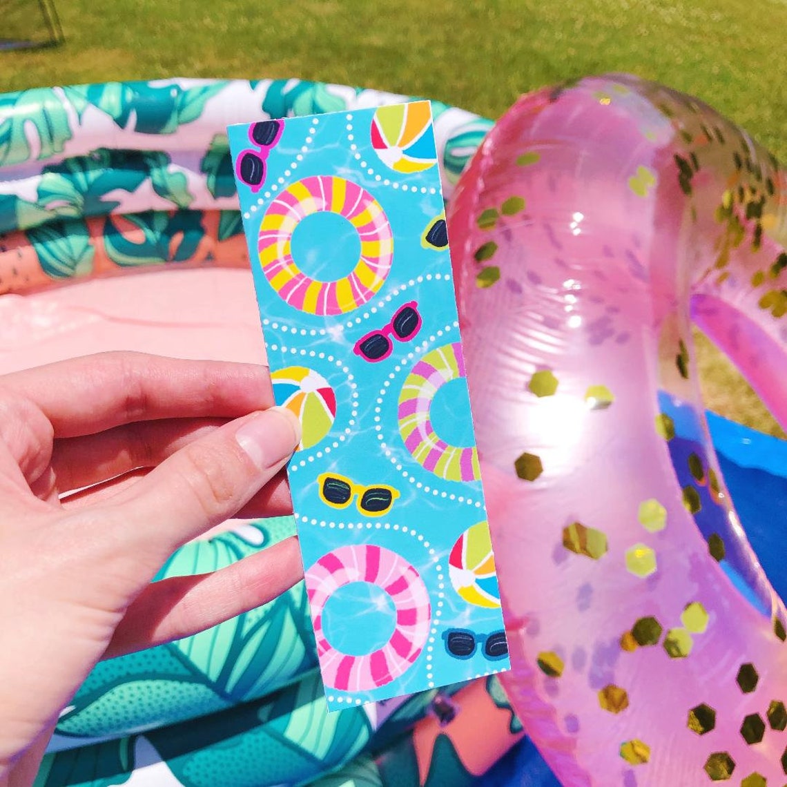 Summer Bookmark Set or Individual Matte Bookmark Cute - Etsy