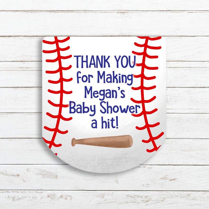 Baby Shower Sheet of 30 Labels Baseball Baby Shower Sanitizer Labels Baby Boy Sanitizer Labels Sanitizer Favor Stickers