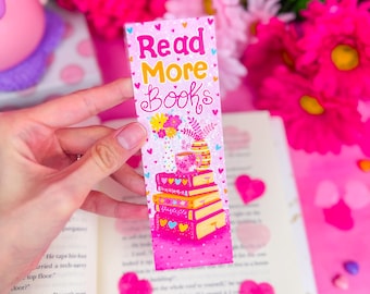 Read More Books Romance Stack Bookmark - Cute Bookmark