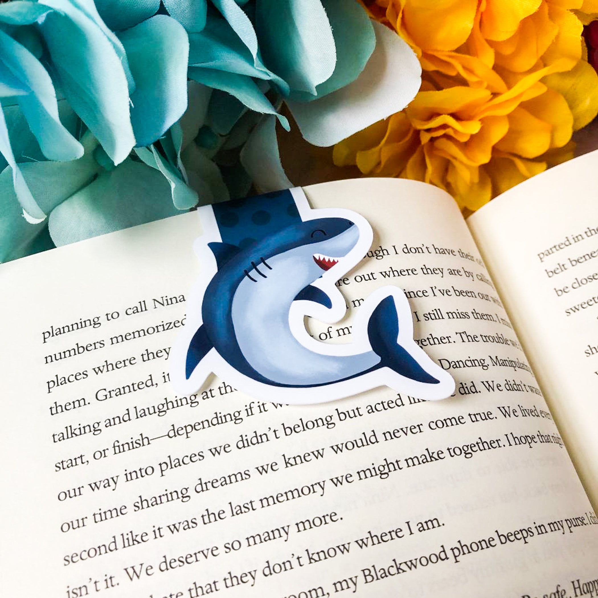 Shark Magnetic Bookmark Kids Magnetic Bookmark Bookmarks - Etsy