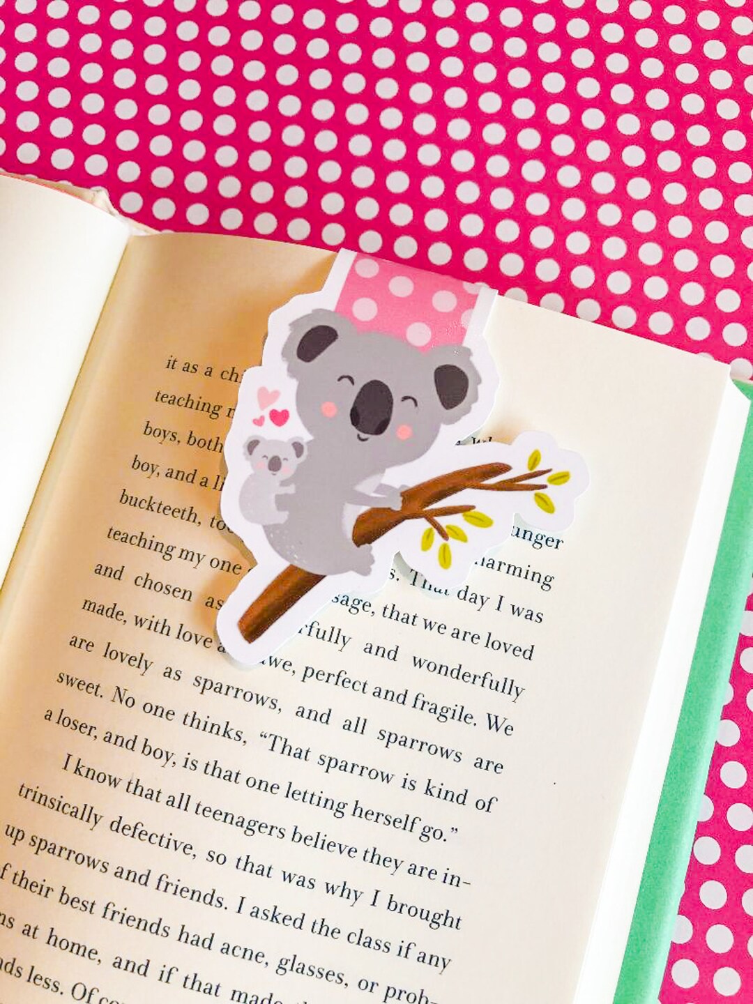 Koala Magnetic Bookmark Cute Animal Magnetic Bookmark Bookish Magnetic ...