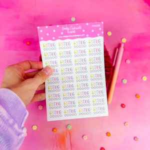 Book Rating Planner Stickers PS0008,  Bullet Journal Stickers, Literary Stickers