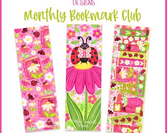 Monthly Bookmark Club, May Theme: Ladybugs in the Garden