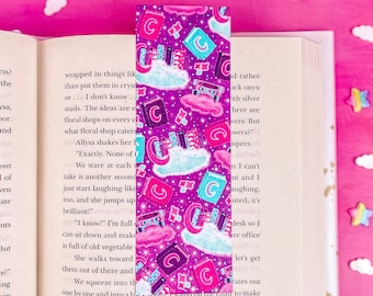 Bookish Dreams Bookmark - Cute Bookmark - Celestial Bookmark
