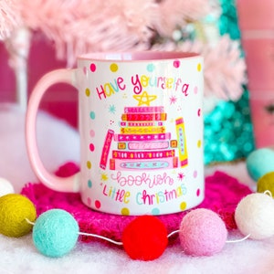 Have Yourself a Bookish Little Christmas Mug, 11 oz, Bookish, Bookstagram, Book Lover Gift, Christmas Mug, Holiday Mug