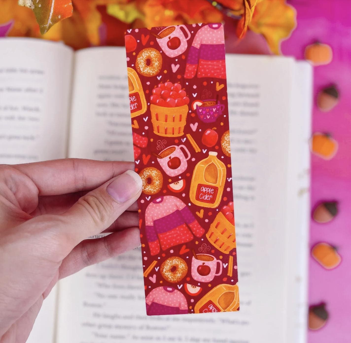 Cozy Fall Day Bookmark Set or Individual - Fall Bookmarks - Etsy