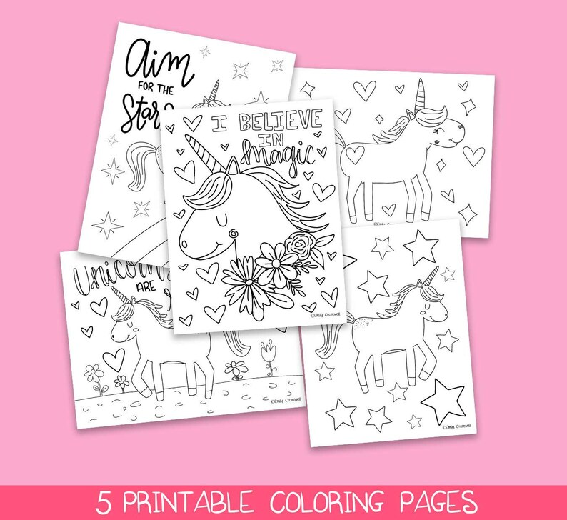7500 Top Printable Coloring Pages Of Unicorn For Free
