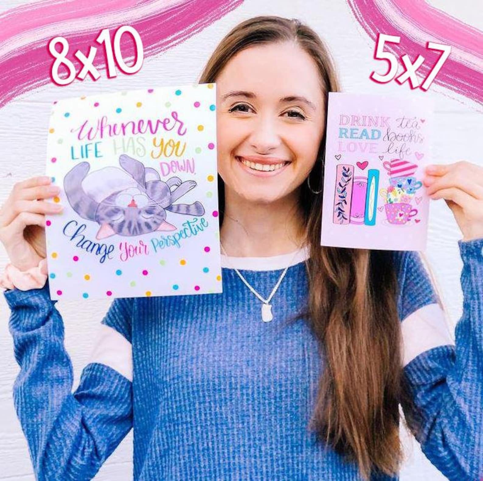 You Can Never Have Too Many Books Art Print Book Lover Print Etsy