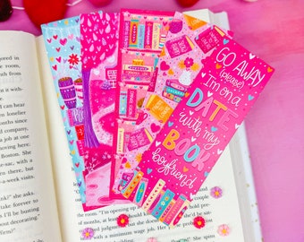 Romance Book Lover Bookmark Set or Individual