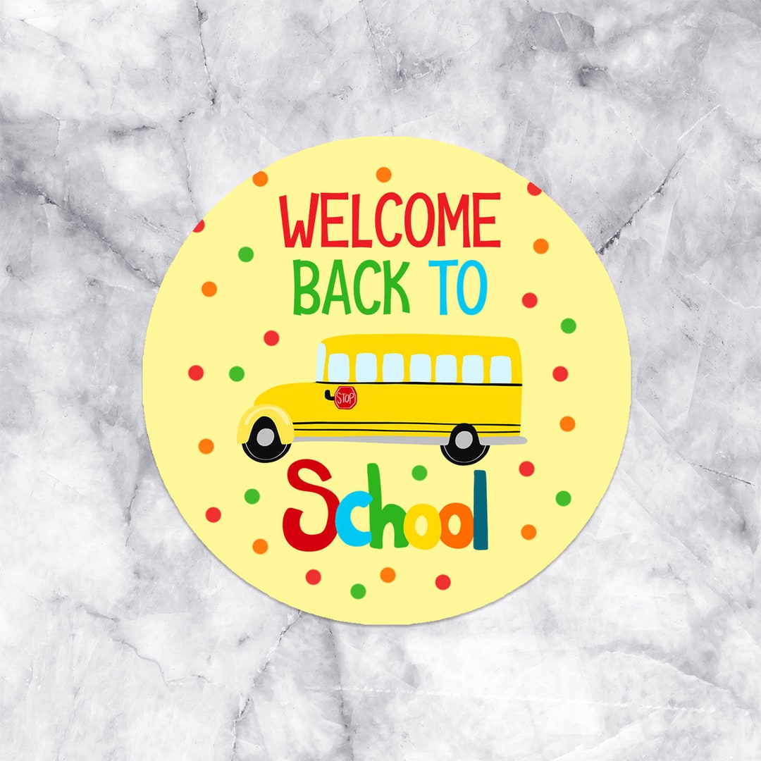 First Day of School Stickers Back to School Stickers Etsy
