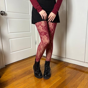 Lace Tights - Etsy Lace Tights - Etsy