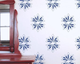 Art Deco Wallpaper style Decals - Removable Wall Decal Stickers For Home Decor