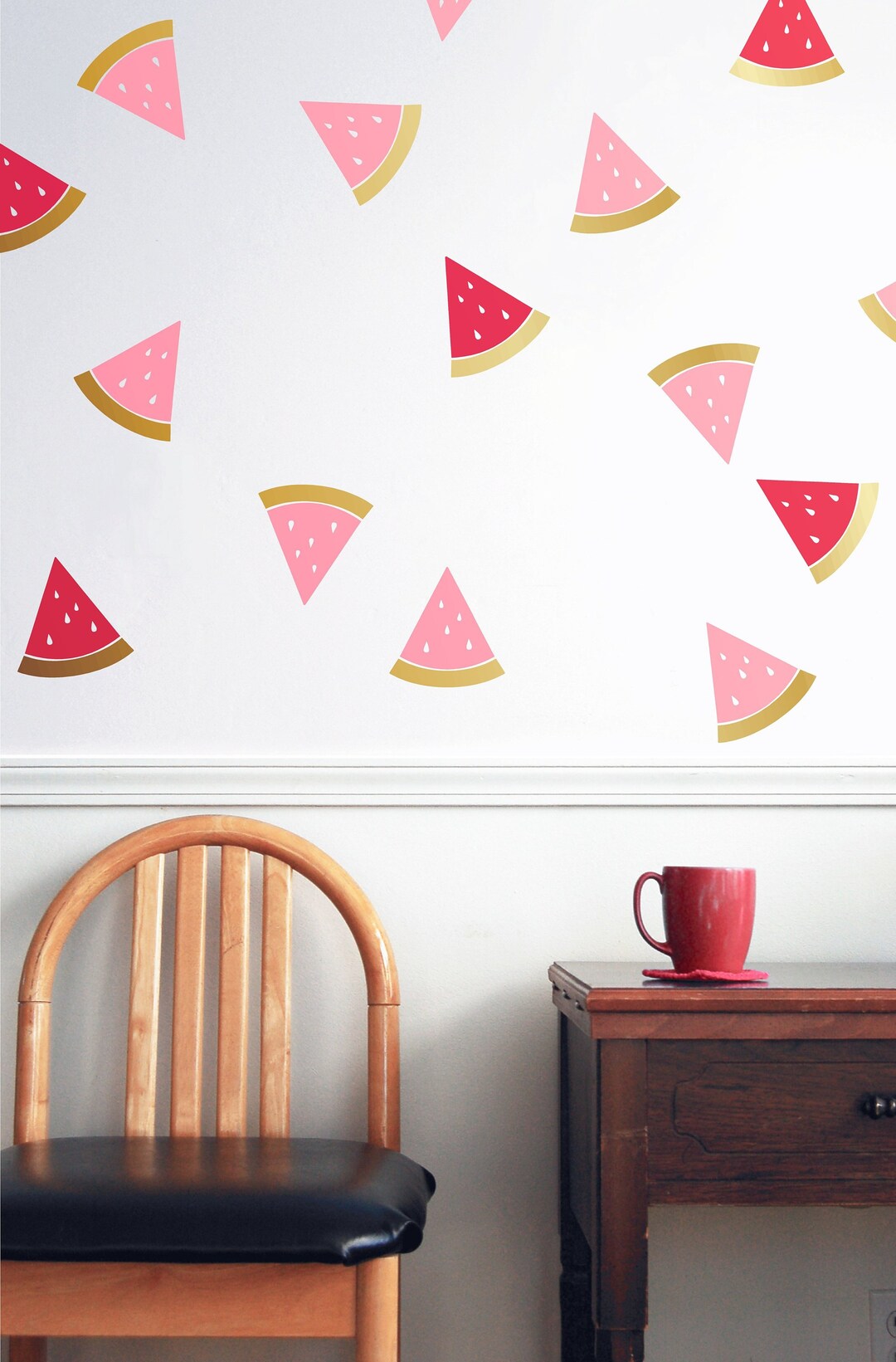 Watermelon Wall Decals Fruit Wall Decals Summer Decor Etsy