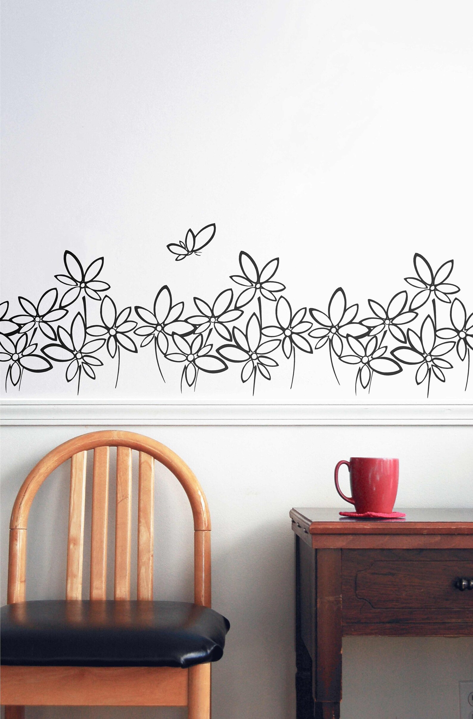 Flower Garden Wall Decals Flower Decals Flower Stickers Etsy