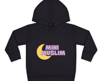 Mini Muslim Crescent Moon Toddler Hoodie | Islamic kids Pullover