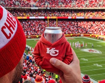 Kansas City Football Team KC Inspired 3d Hoodie Desk Pen Holder Can Soda Beer Holder
