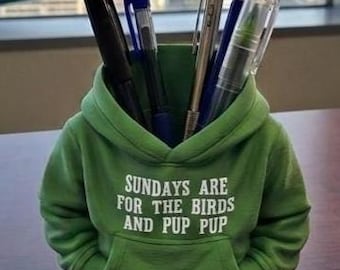 Sundays are for the Birds and Pop Pop Philadelphia Philly football 3d Hoodie Desk Pen Holder Can Soda Beer Holder