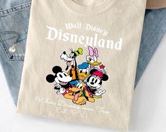 Retro Mickey Minnie Shirts, Retro Mickey and Friends Shirt, Retro Disney Trip Shirt, Mickey Shirt, Disney Family Vacation Shirt