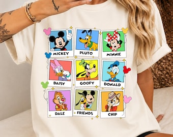 Retro Mickey Minnie Shirts, Retro Mickey and Friends Shirt, Retro Disney Trip Shirt, Mickey Shirt, Disney Family Vacation Shirt