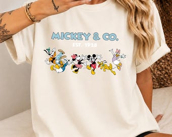 Retro Mickey Minnie Shirts, Retro Mickey and Friends Shirt, Retro Disney Trip Shirt, Mickey Shirt, Disney Family Vacation Shirt