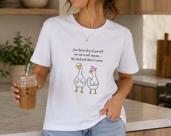 Funny Quote Women's Micro Rib Baby Tee | Humorous Text Shirt