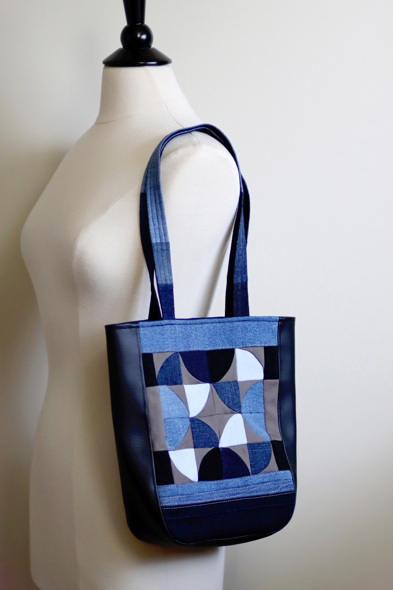 Patchwork Upcycled Tote