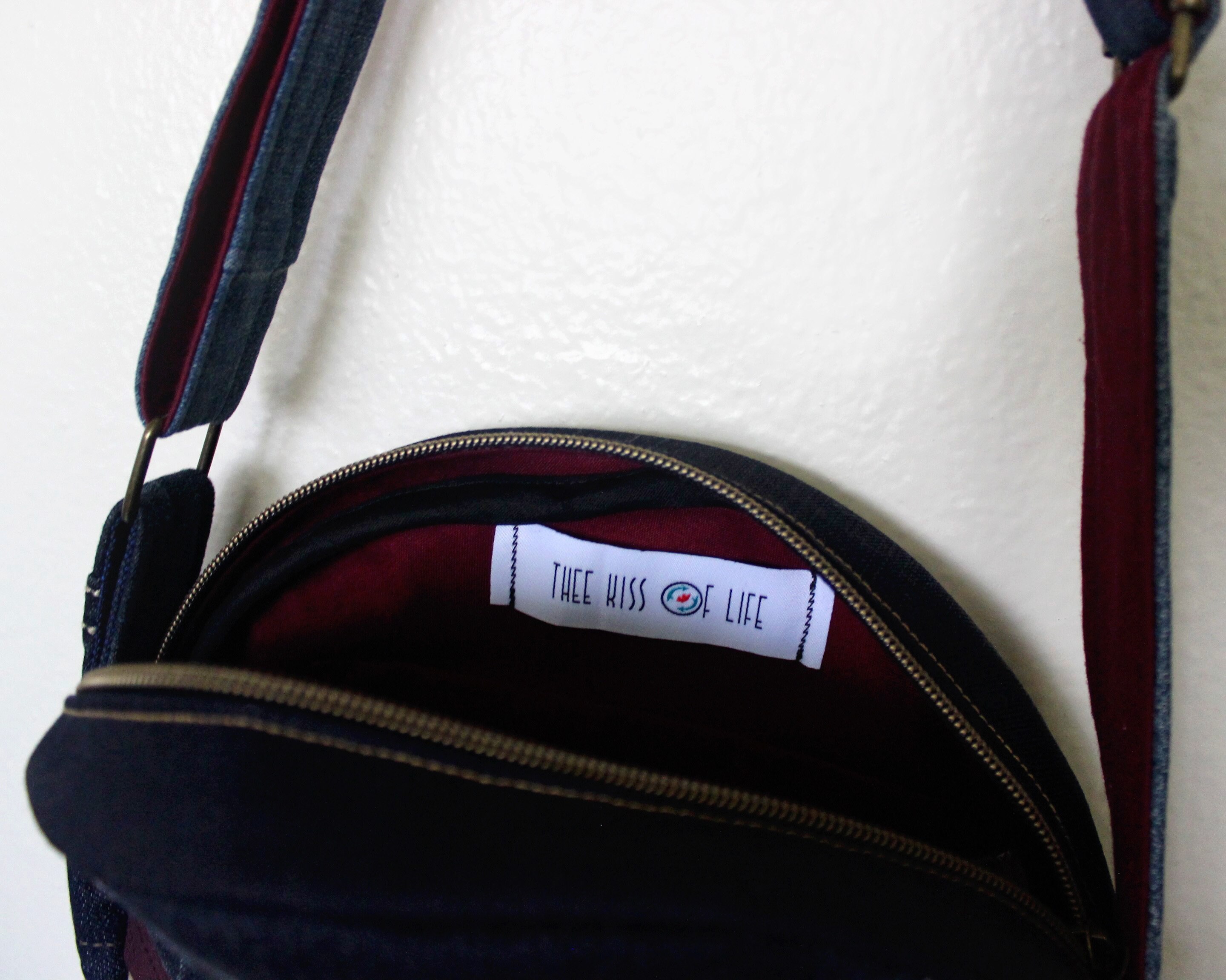 Circle Canteen Bag, Yellow