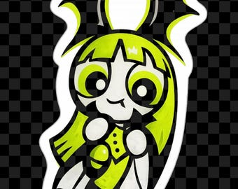 Bat Vampire Witch Powerpuff Sticker