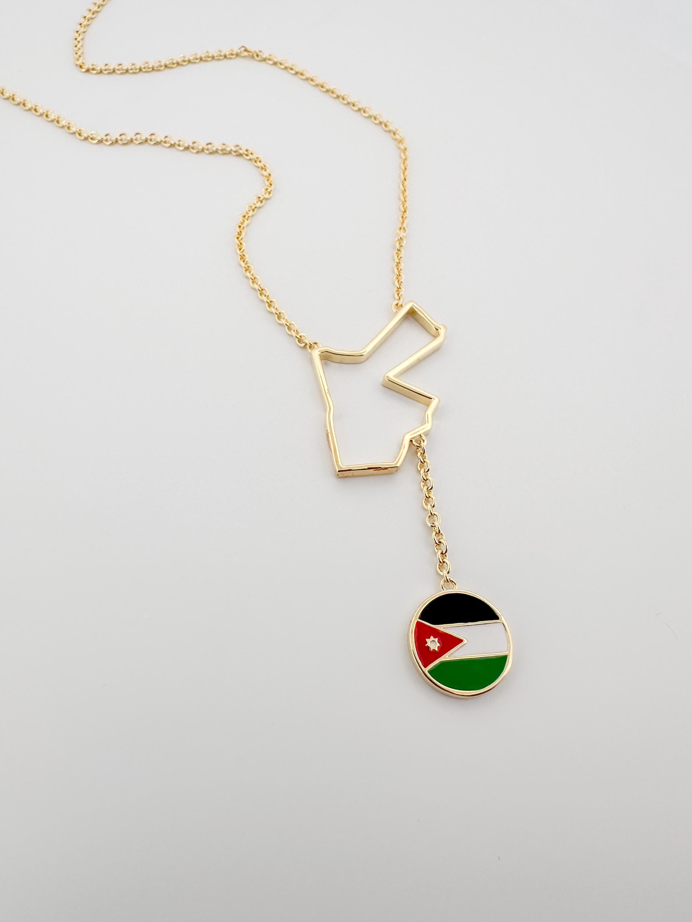 Jordan Map Necklace
