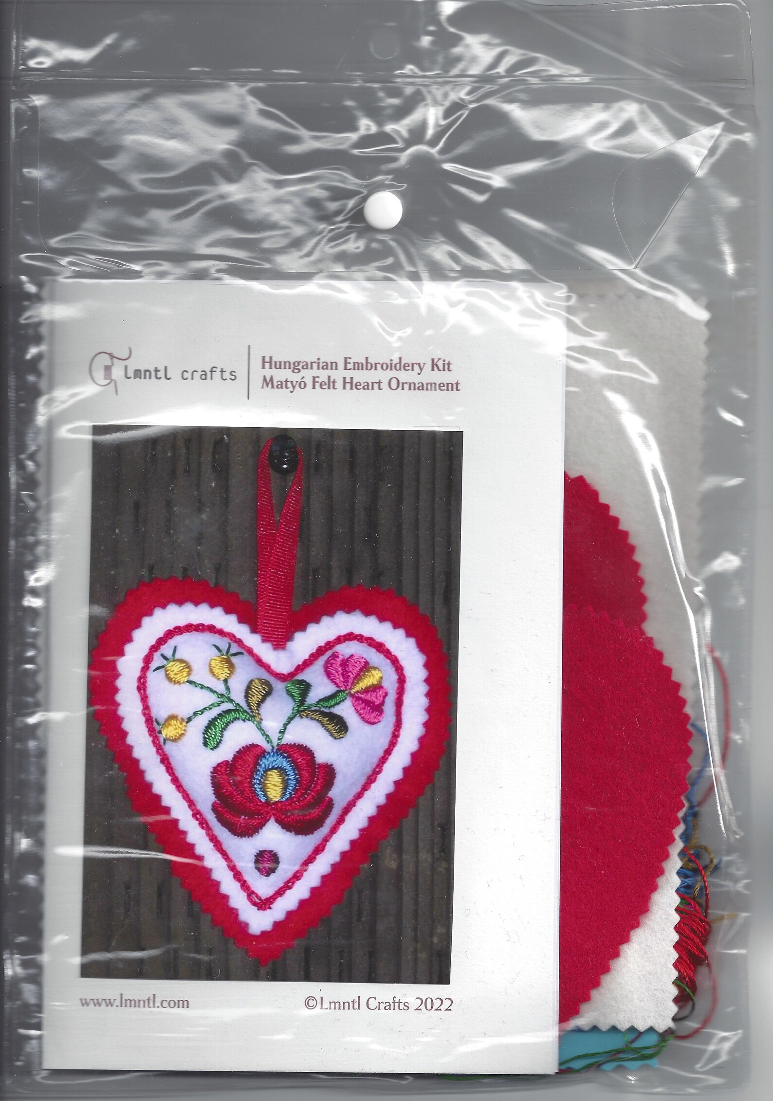 Learn Hungarian Embroidery DIY Needlework Kit Matyo Felt Etsy