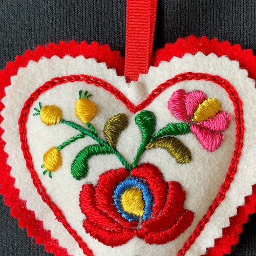 Learn Hungarian Embroidery DIY Needlework Kit: Matyo Felt - Etsy