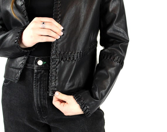 pleather jacket