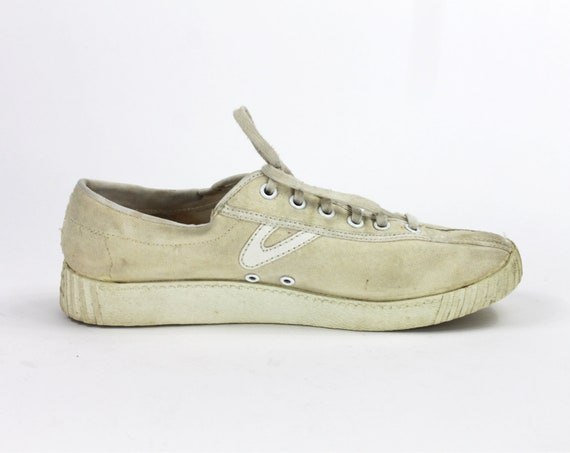 Beige Tretorn Shoes // Beige Sneakers / Canvas Tre