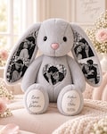 Personalized Plush Bunny with Custom Photo \u2013 Hidden Ear Stuffed Animal Gift for Couples, Babies & Pet Lovers product logo