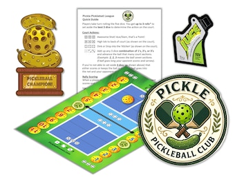 Printable Pickleball Game | More Fun, Less Rules | 2 Min. To Learn | PDF Download