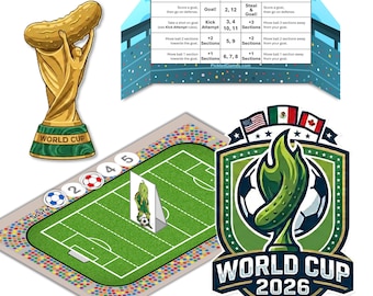 Jeu de football imprimable | 2 minutes pour apprendre | Téléchargement PDF