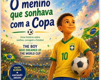 Bilingual Children's Ebook: Brazil Soccer Story (English/Portuguese)