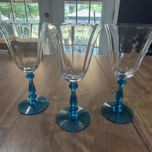 Tiffin franciscan blue glasses - Etsy 日本