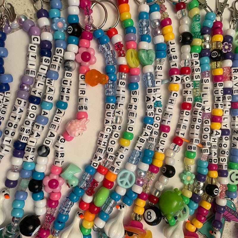 Kandi Keychain - Etsy