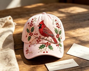3D Floral Nature Baseball Cap, Realistic Bird & Butterfly Garden Hat, Gift for Nature Lovers