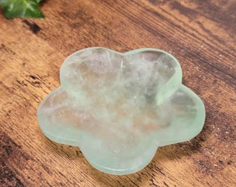 Fluorite Flower Bowl "Baja Blast" | 92mm