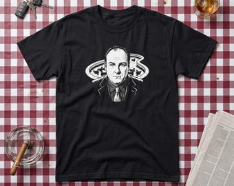 Tony Soprano Graphic Tee, Mob Boss Ducks TV Drama T-Shirt